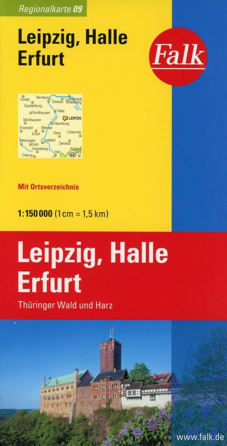 Falk Regionalkarte 9/Leipzig, Karten