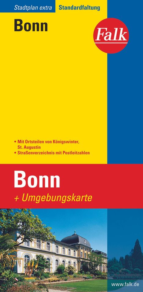 Falk Stadtplan Extra Standardfaltung Bonn, Karten