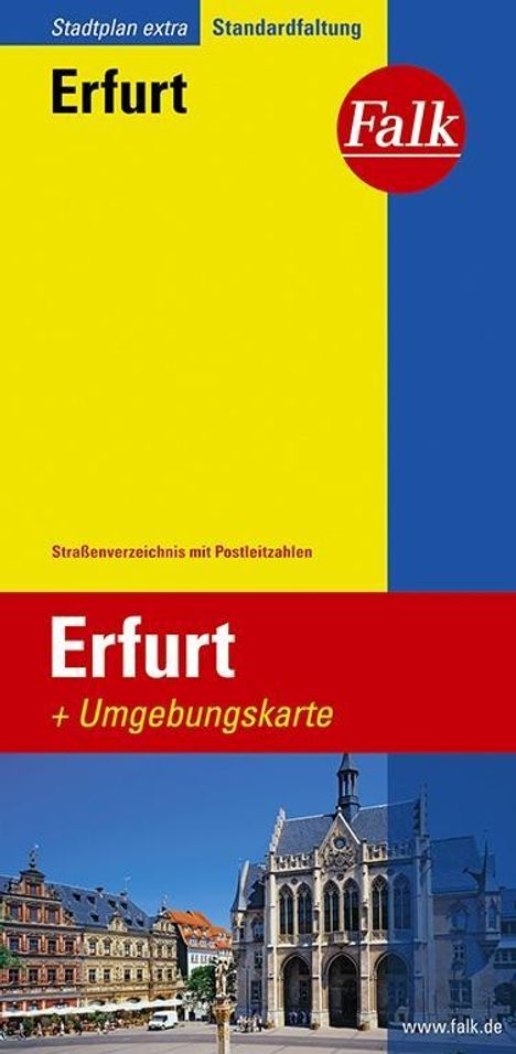 Falk Stadtplan Extra Standardfaltung Erfurt, Karten