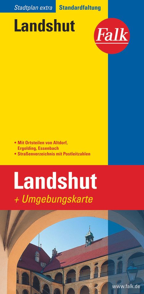 Falk Stadtplan Extra Standardfaltung Landshut 1 : 17 500, Karten