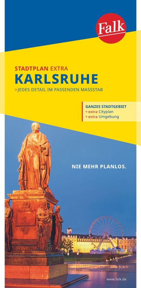 Falk Stadtplan Extra Karlsruhe 1:20.000, Karten