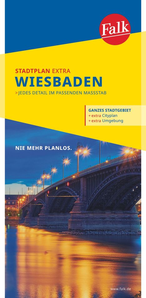 Falk Stadtplan Extra Wiesbaden 1:20 000, Karten