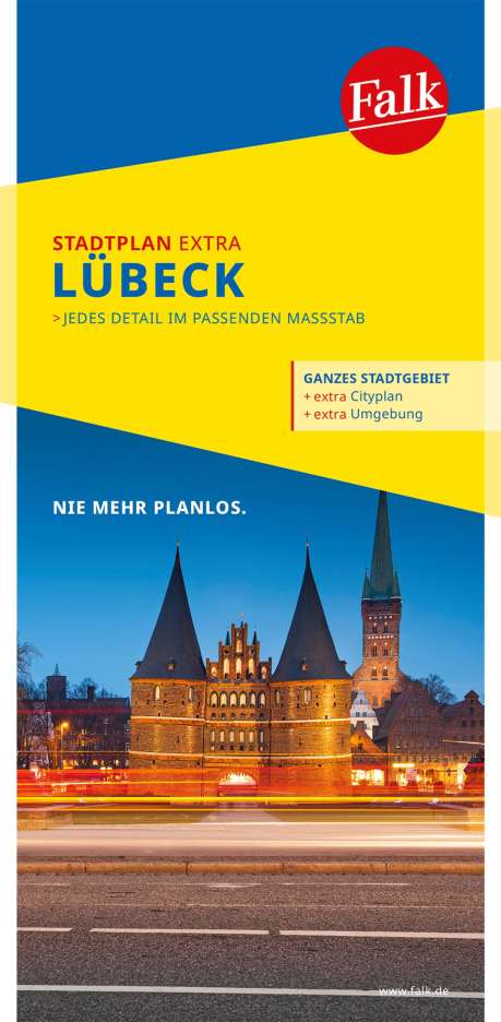 Falk Stadtplan Extra Lübeck 1:22 500, Karten