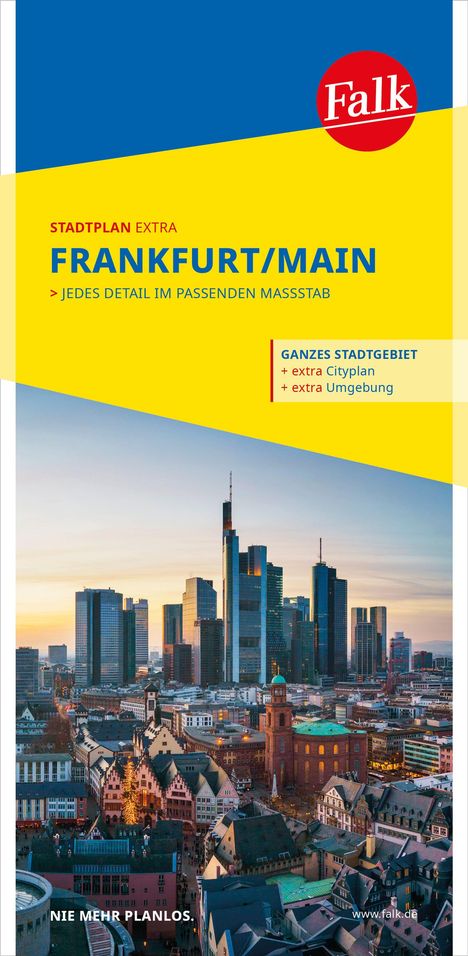 Falk Stadtplan Extra Frankfurt am Main 1:20.000, Karten