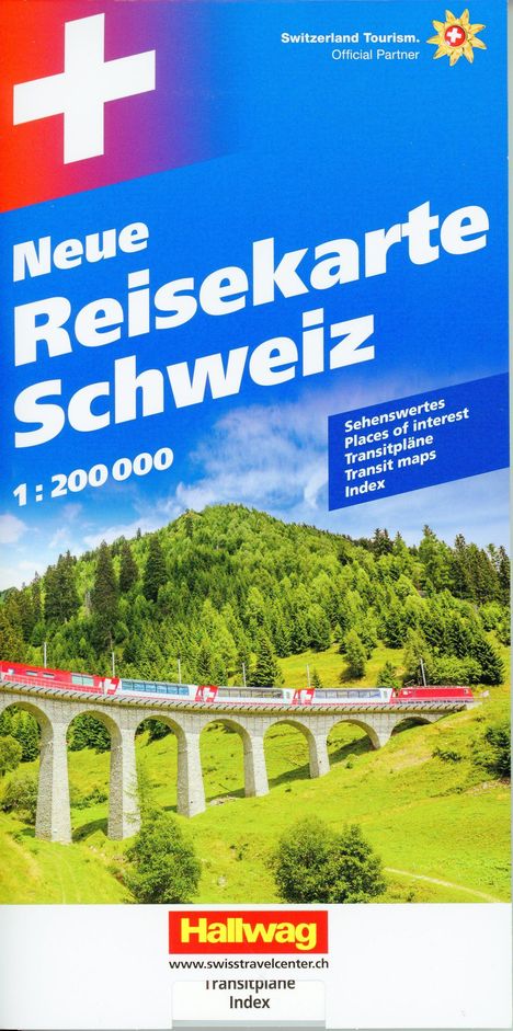 Schweiz Neue Reisekarte Strassenkarte 1:200 000, Karten