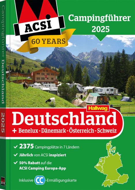 ACSI Campingführer Deutschland 2025, Buch