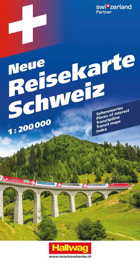 Neue Reisekarte Schweiz, Karten