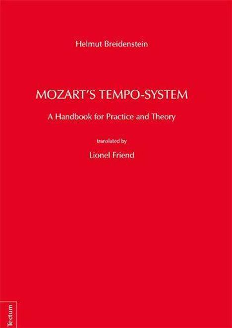 Helmut Breidenstein: Breidenstein, H: Mozart's Tempo-System, Buch