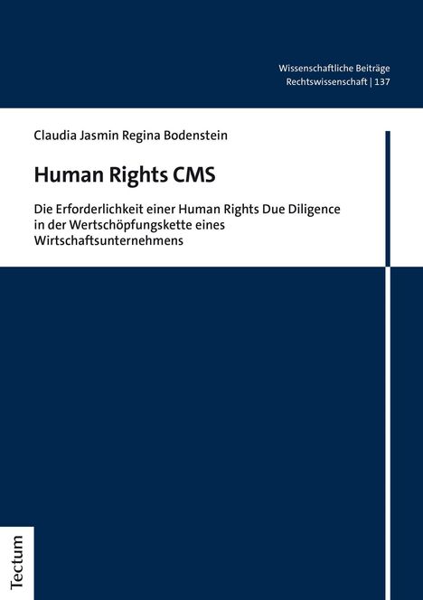 Claudia Jasmin Regina Bodenstein: Bodenstein, C: Human Rights CMS, Buch