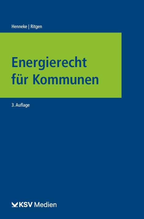 Hans G. Henneke: Energierecht für Kommunen, Buch