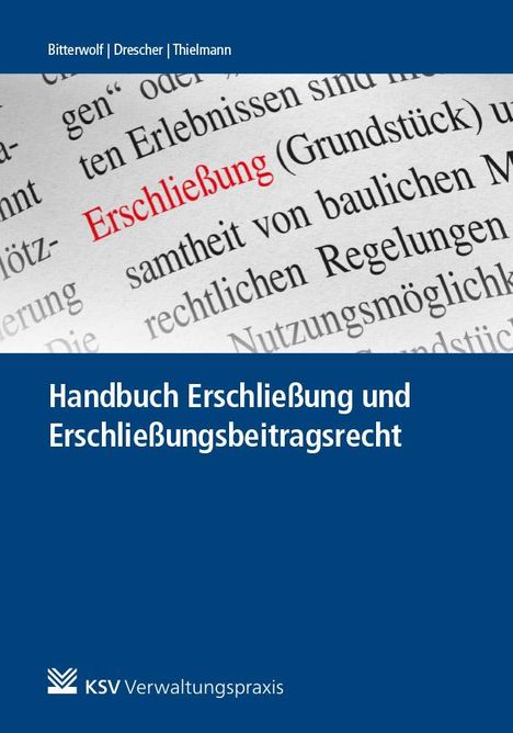 Handbuch Erschließung und Erschließungsbeitragsrecht, Buch