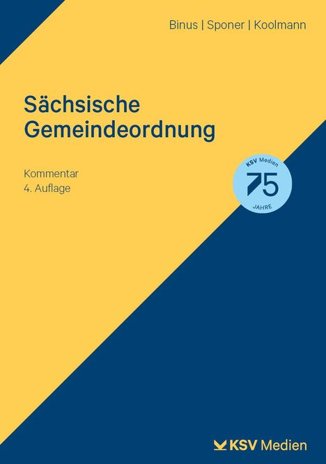 Karl H Binus: Sächsische Gemeindeordnung, Buch