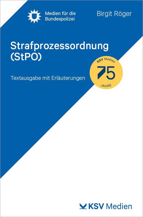 Birgit Röger: Strafprozessordnung (StPO), Buch