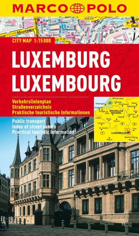 MARCO POLO Cityplan Luxemburg, Karten