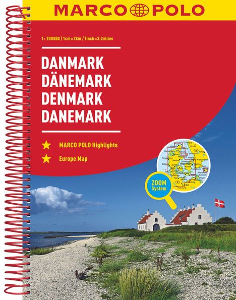 MARCO POLO Reiseatlas Dänemark 1:200 000, Buch