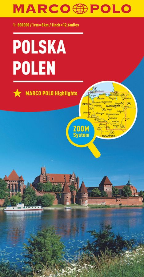 MARCO POLO Länderkarte Polen 1:800 000, Karten