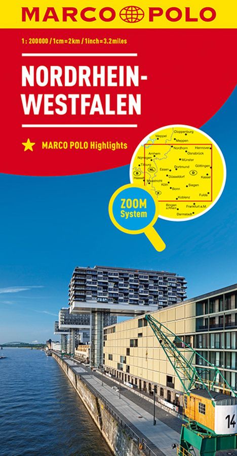 MARCO POLO Karte Deutschland Blatt 5 Nordrhein-Westfalen 1:200 000, Karten