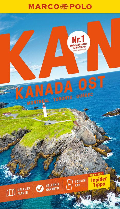 Karl Teuschl: MARCO POLO Reiseführer Kanada Ost, Montreal, Toronto, Québec, Buch