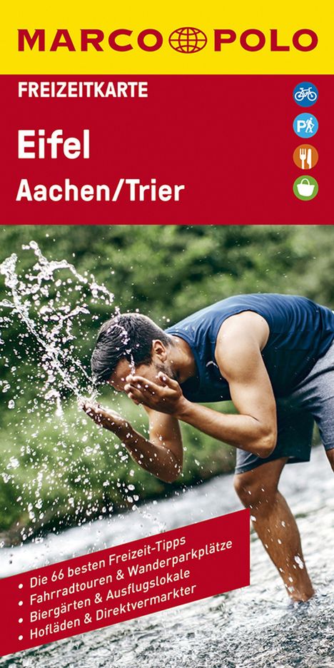 MARCO POLO Freizeitkarte 25 Eifel, Aachen, Trier 1:120.000, Karten