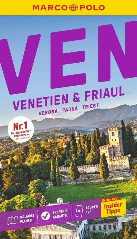 "VEN, VENETIEN & FRIAUL, Verona Padua Triest. Nr.1 Meistgekaufter Reiseführer. Landschaft mit Burg und Bäumen."
