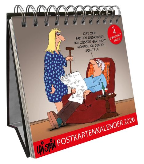 Uli Stein: Uli Stein Postkartenkalender 2026, Kalender