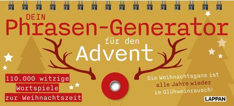 Lappan Verlag: Dein Phrasen-Generator für den Advent, Buch