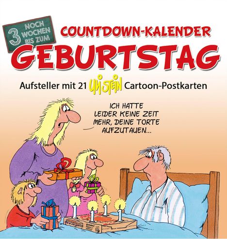 Uli Stein: Stein, U: Countdown-Kalender Geburtstag, Kalender