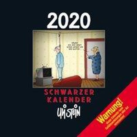 Uli Stein: Uli Stein Schwarzer Kalender 2020, Diverse