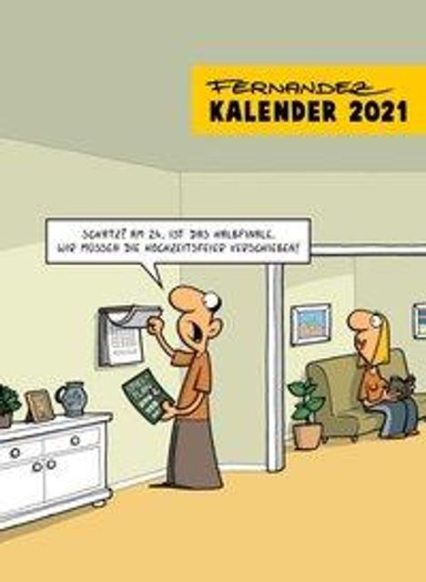 Miguel Fernandez: Fernandez, M: Fernandez Cartoon-Wandkalender 2021, Kalender