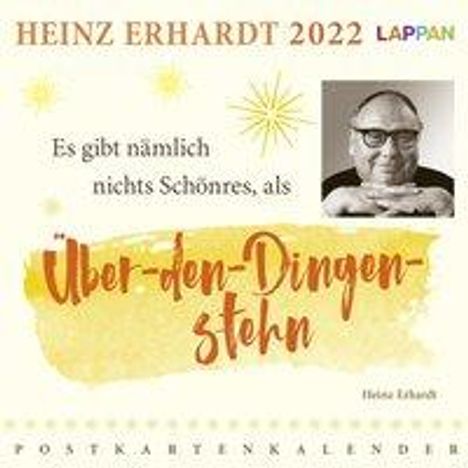 Heinz Erhardt: Erhardt, H: Drossel amselt und es finkt der Star 2022, Kalender
