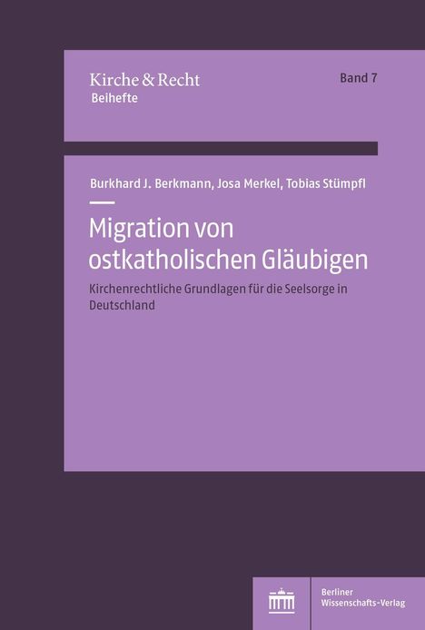 Burkhard Josef Berkmann: Migration von ostkatholischen Gläubigen, Buch
