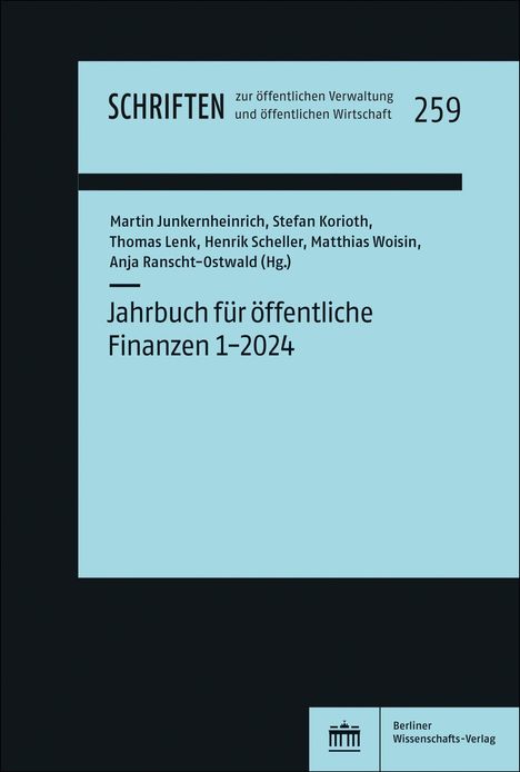 Jahrbuch für öffentliche Finanzen (2024) 1, Buch