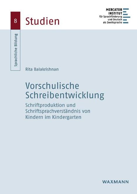 Rita Balakrishnan: Vorschulische Schreibentwicklung, Buch