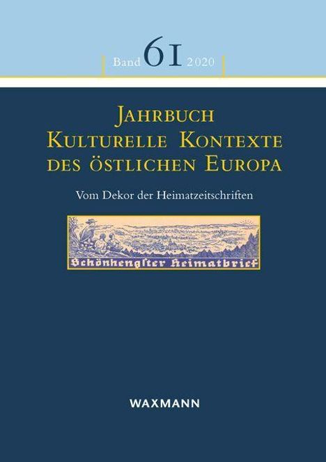 Jahrbuch Kulturelle Kontexte des östlichen Europa, Buch