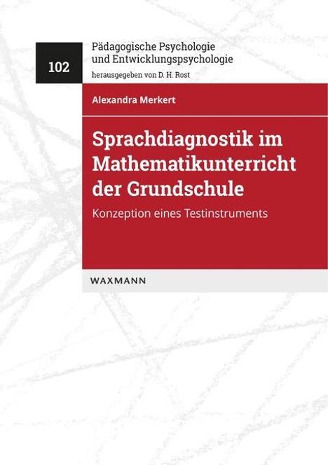 Alexandra Merkert: Sprachdiagnostik im Mathematikunterricht der Grundschule, Buch