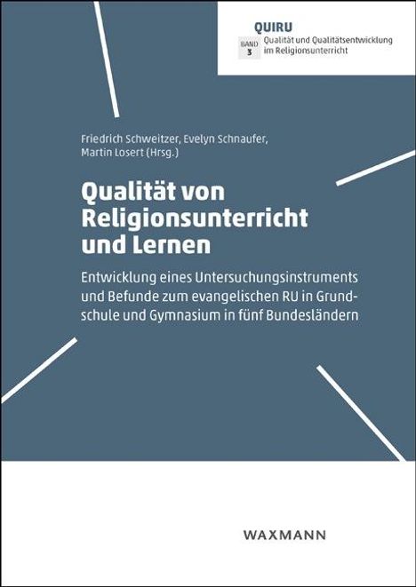 Qualität von Religionsunterricht und Lernen, Buch