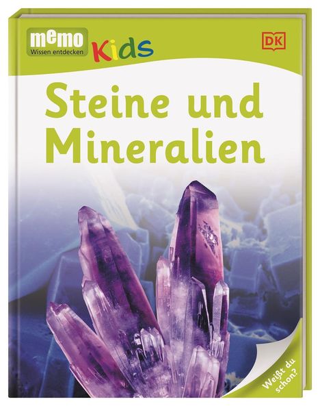 memo Kids. Steine und Mineralien, Buch