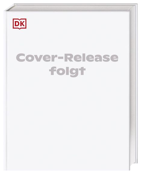 Text: "Cover-Release folgt". Das Logo oben links zeigt "DK" in Rot. Das Buchcover ist weiß.