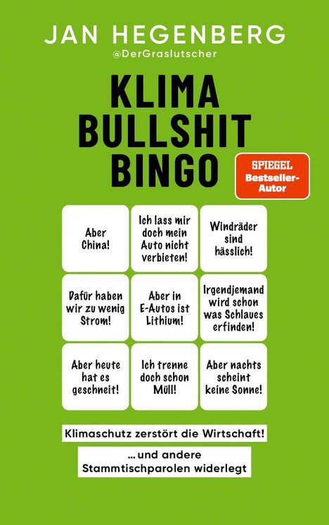 Jan Hegenberg: Klima-Bullshit-Bingo, Buch