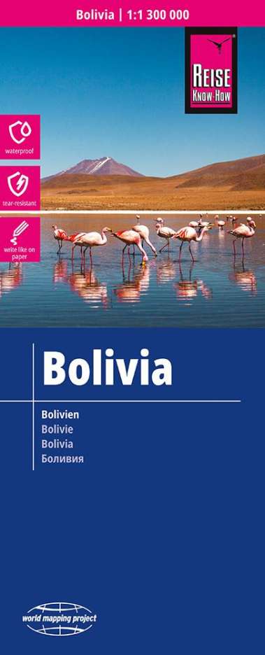 Reise Know-How Landkarte Bolivien / Bolivia 1:1.300.000, Karten