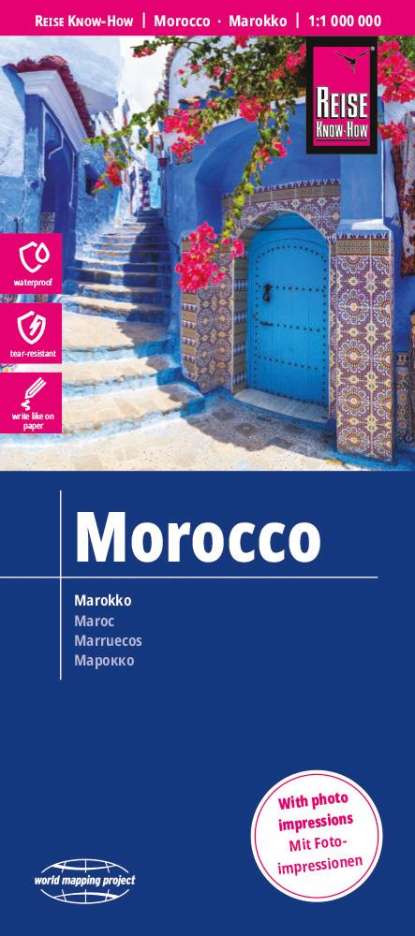 Reise Know-How Landkarte Marokko (1:1.000.000), Karten