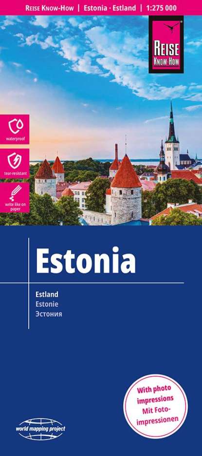 Reise Know-How Landkarte Estland 1 : 275.000, Karten