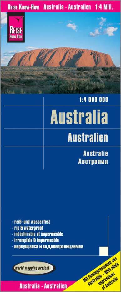 Reise Know-How Landkarte Australien / Australia (1:4.000.000), Karten