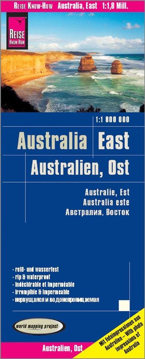 Australien, Ost 1 : 1.800.000, Karten