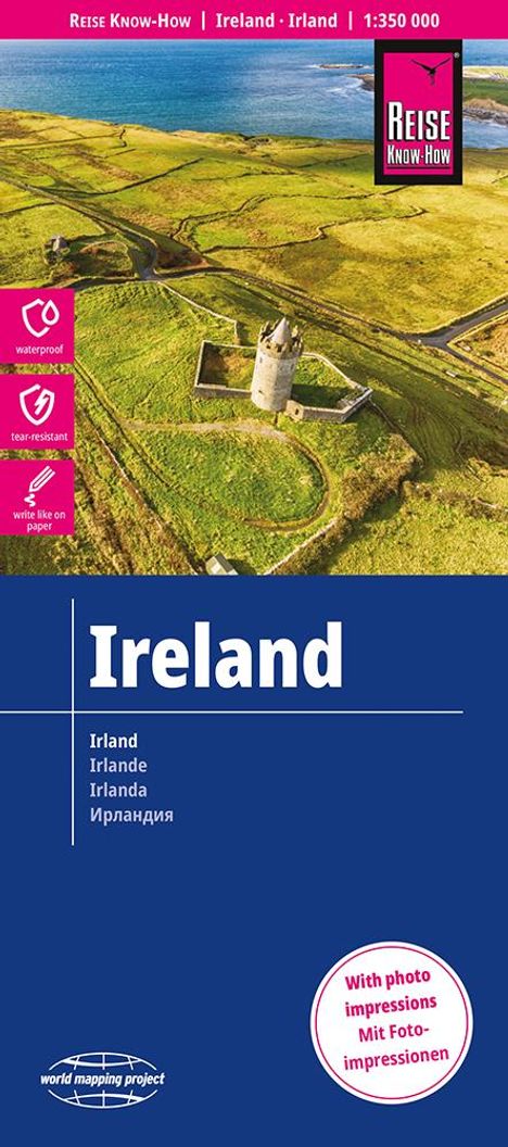 Reise Know-How Landkarte Irland / Ireland (1:350.000), Karten