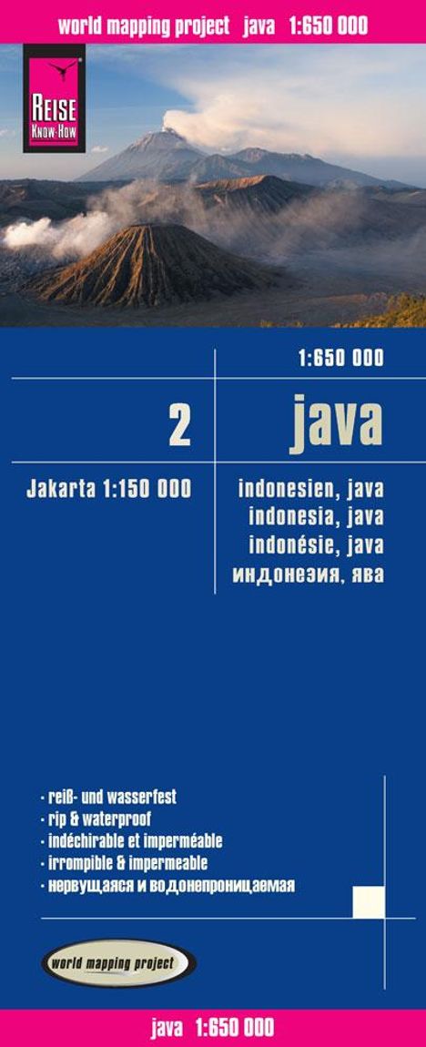 Reise Know-How Landkarte Java (1:650.000) - Indonesien 2, Karten