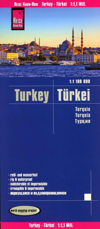 Reise Know-How Landkarte Türkei (1:1.100.000), Karten