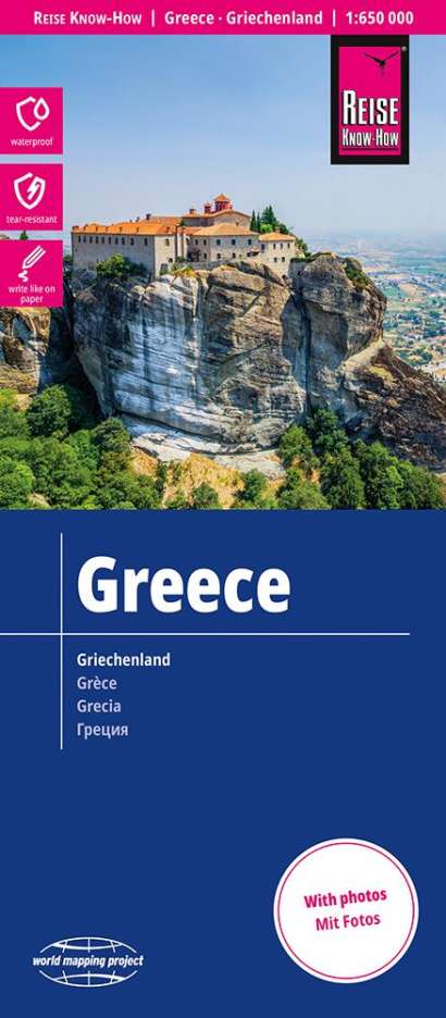 Reise Know-How Landkarte Griechenland / Greece (1:650.000), Karten