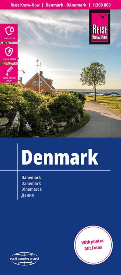 Reise Know-How Landkarte Dänemark / Denmark (1:300.000), Karten