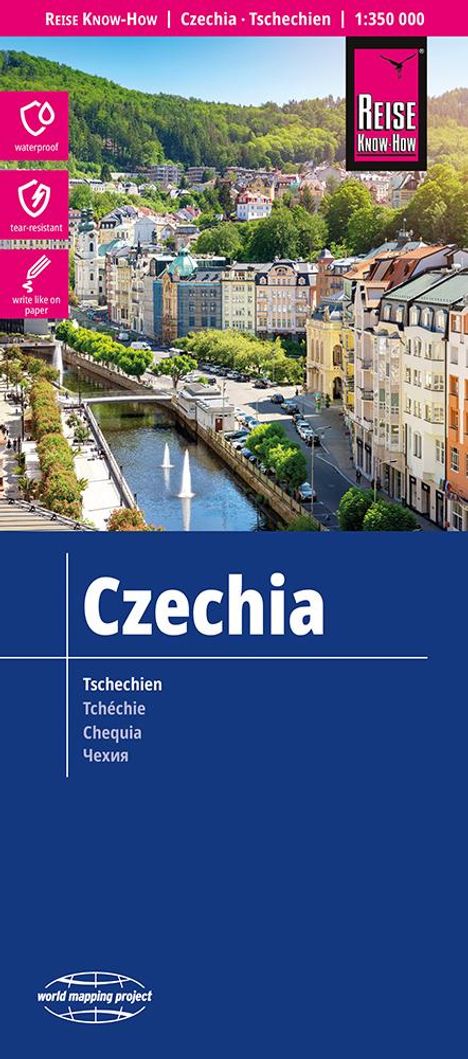 Reise Know-How Tschechien / Czechia (1:350.000), Karten